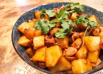 Popular Recipe Chicken and Nagaimo Stew Delicious Steady