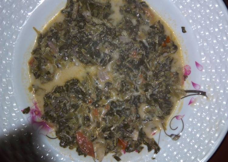 Mboga kienyeji stew