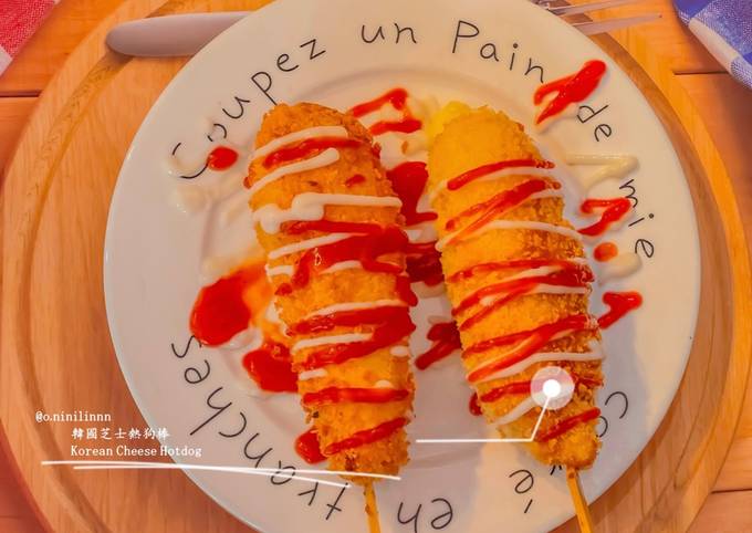 Cara Gampang Menyiapkan 🌭 Korean Cheese Hotdog aka Corndog aka myungrang Anti Gagal