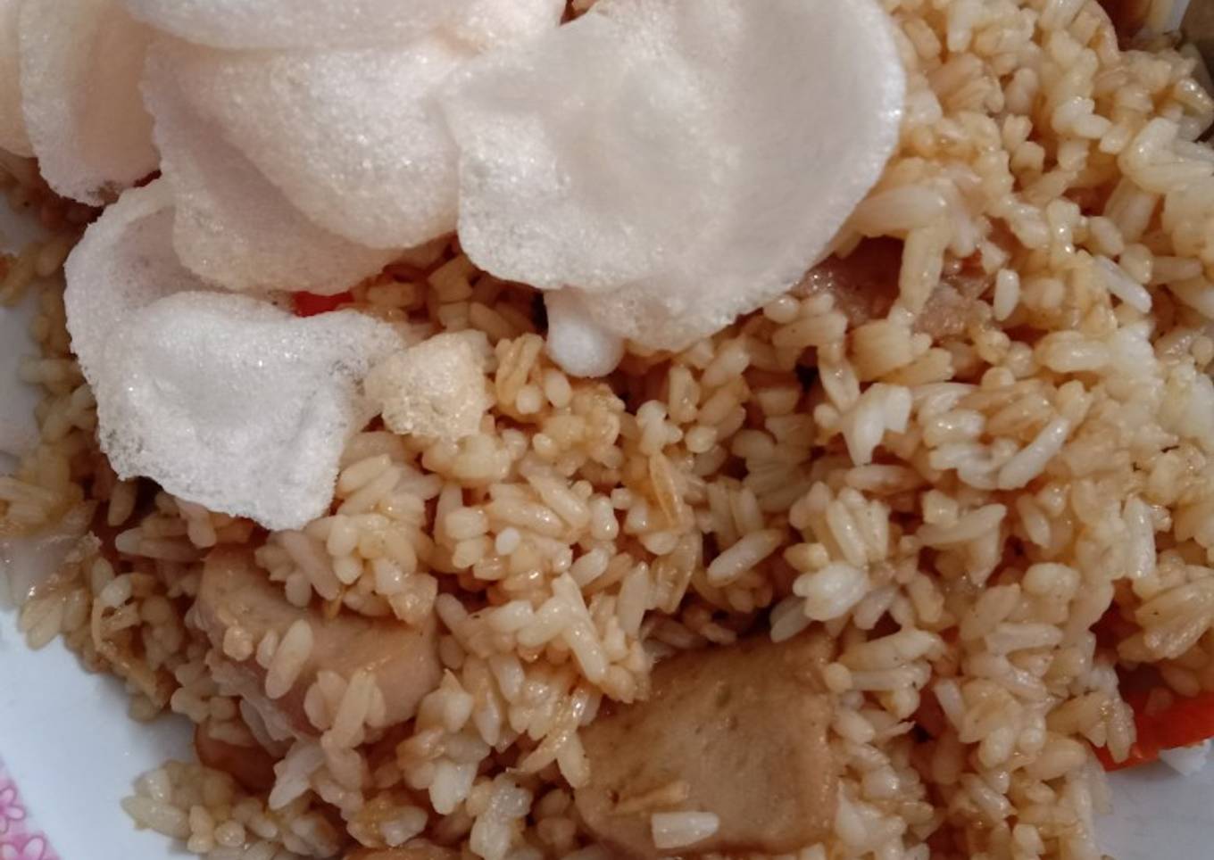 Nasi goreng sederhana dgn bahan seadanya🎉