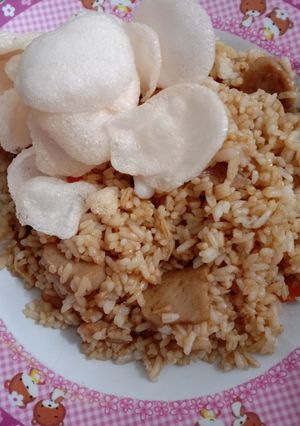 Foto resep Nasi goreng sederhana dgn bahan seadanya🎉