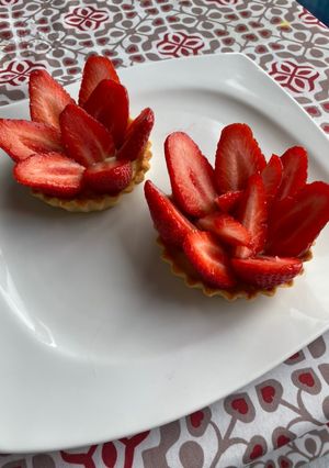 Une photo de Tartelettes aux fraises
