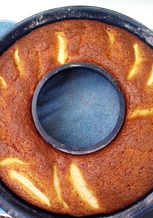 Una foto de Bizcocho de manzana rápido