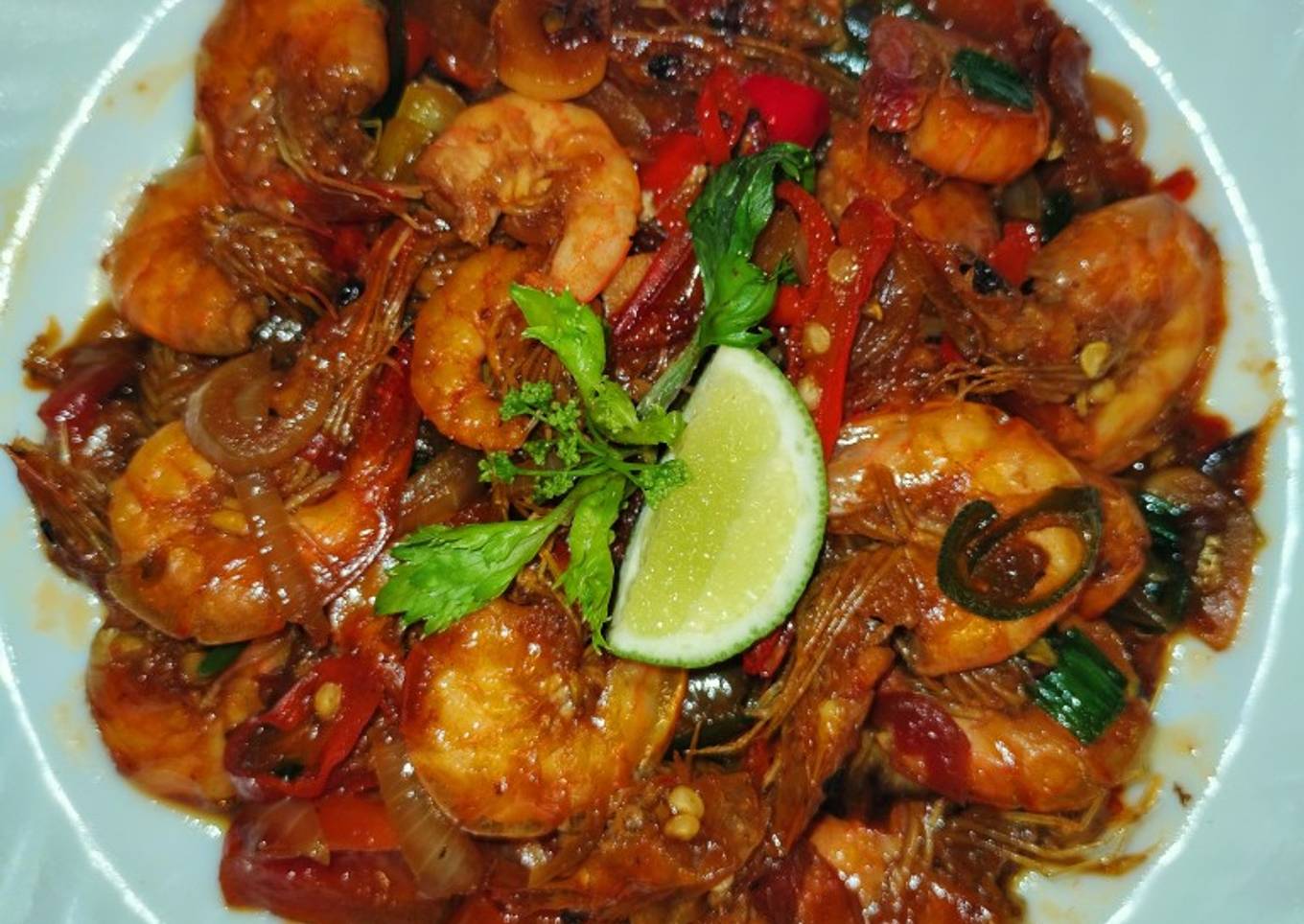 Udang saus Inggris versi ku 😁