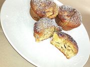 Una foto di muffins mele e cannella