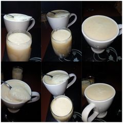 A picture of Rice milk pudding.