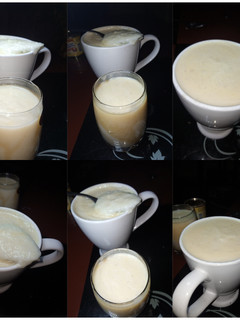 A picture of Rice milk pudding.