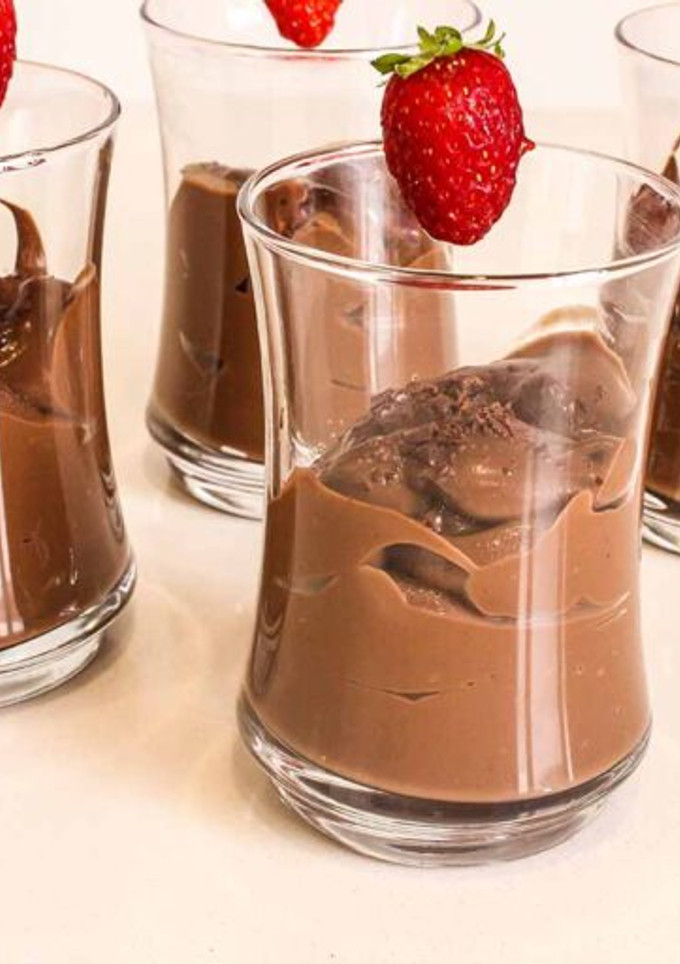 Una foto de Crema de chocolate sin gluten que está de muerte