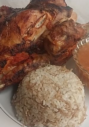 صورة لوصفة دجاج بلدي مع فاصوليا بيضاء وأرز بالشعيرية