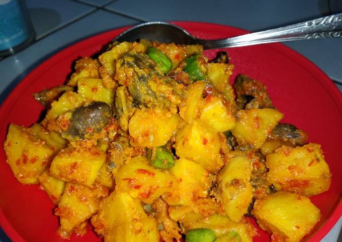 Resep Kentang Balado Ati Ampela Oleh Nurhayati Sugiyanto Cookpad