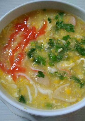 Foto resep Corn soup