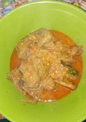 Foto resep Entog rica-rica pedas