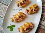 Gambar croissant sosis