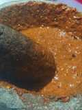 Salsa de chicatanas molcajeteada