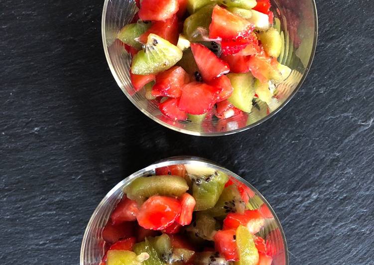 Recette Des Tartare fraise-kiwi