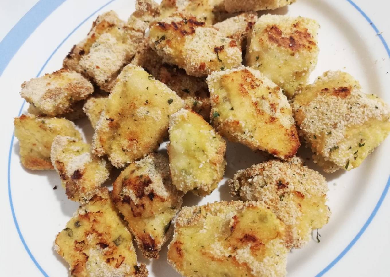 Nuggets de pollo al horno