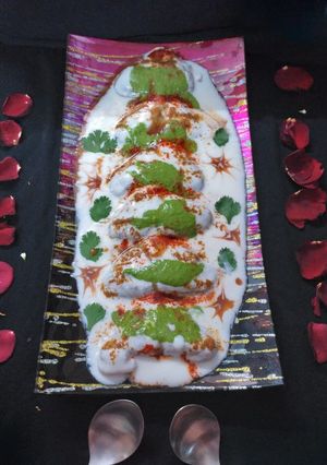 A picture of Zero oil ke moong dal dahi bara.