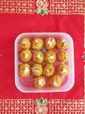 No Sugar Motichoor Laddoo in Air fryer