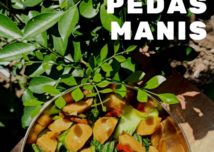 Resep Pakcoy Bakso Pedas Manis, Enak