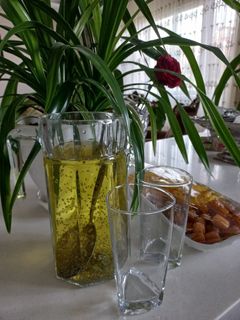 عکسی از دستور شربت سکنجبین و تخم شربتی