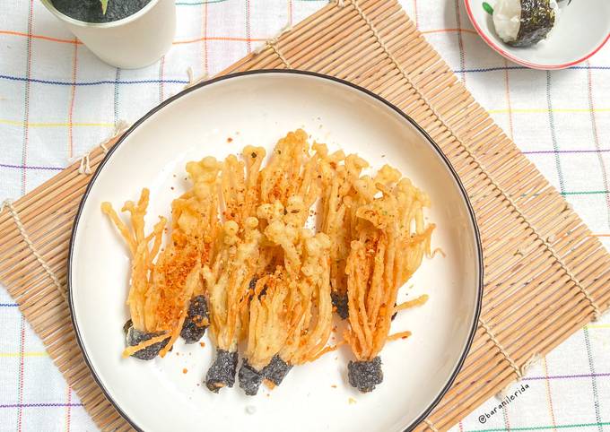 Resep Resep Jamur Enoki Nori Crispy Oleh Barani Lerida Cookpad