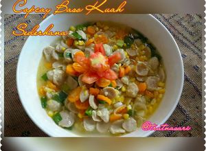 Foto resep Capcay Baso Kuah Sederhana