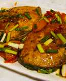 Cá Thu Sốt Cay (dùng sốt ớt ngọt Thái)