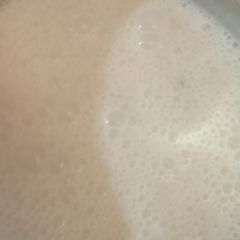 Roohafza milk A picture of Roohafza milk.