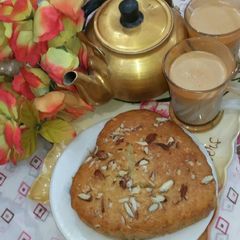 Simple tea cake with chaey A picture of Simple tea cake with chaey.