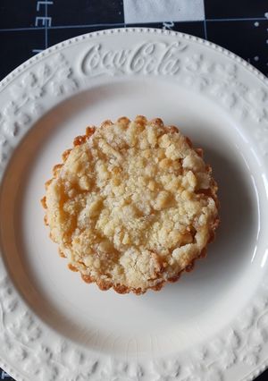 Una foto de Crumble de manzana