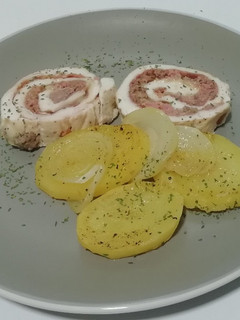 Una foto de Pechuga rellena