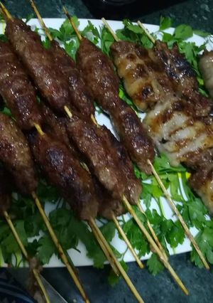 صورة لوصفة كفته وطرب على الفحم 😋
