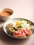 Siomay Ayam Labu Siam Buah Naga