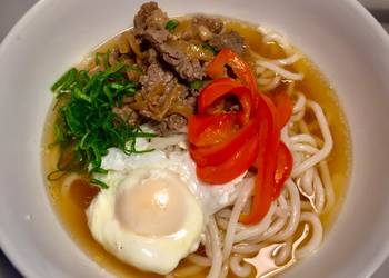 How to Recipe Yummy Sliced beef udon