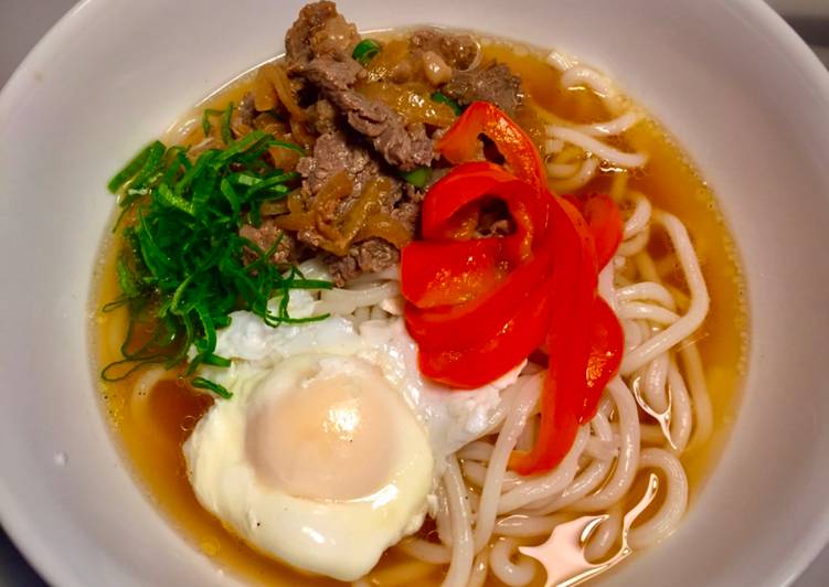 Easiest Way to Prepare Perfect Sliced beef udon