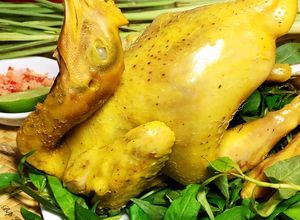 Hình của món Gà Tre Hấp Muối Sả (Bằng Nồi Cơm Điện).