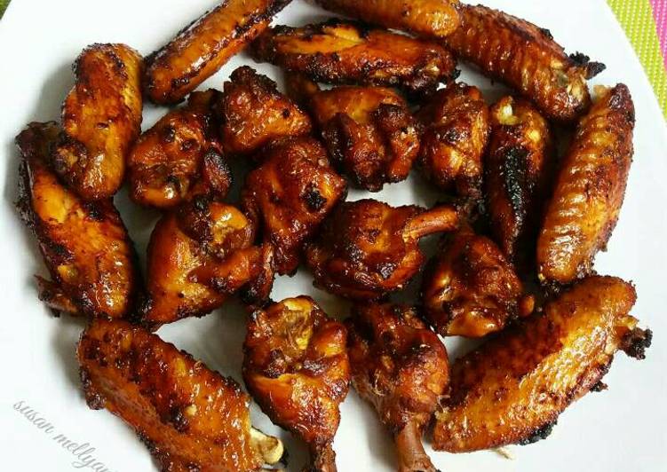  Resep  Spicy chicken wings ala  JTT  oleh Susan Mellyani 