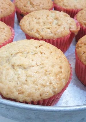 A picture of Pineapple Coconut Muffins.