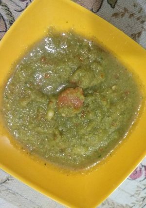 A picture of Tamater ki chutney.