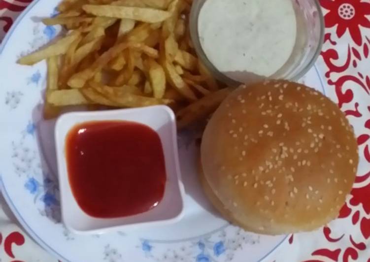 How to Prepare Favorite Chicken cheese burger