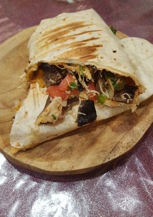 O poză a rețetei Quesadillas cu ficat de miel.