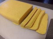 Una foto de tofu de garbanzos