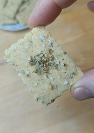 Une photo de 🌿Mini sablés au Épices ZAATAR (sans gluten)