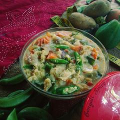 A picture of Vegetable kurma/ curry🍲.