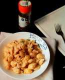 Vegetable Carbonara Conchiglie Pasta
