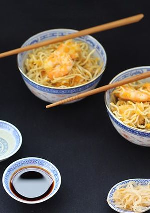 Foto de Noodles com camarão