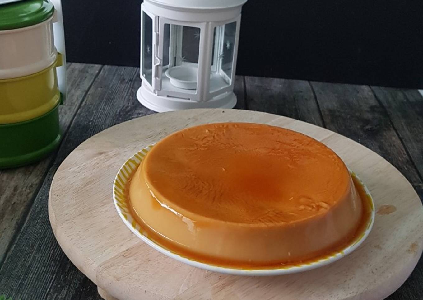 Susu karamel tanpa telur