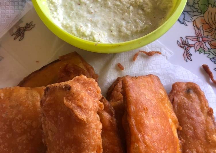 Recipe of Any-night-of-the-week Vazhakai Bajji Banana Fritters