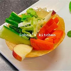 A picture of Edible Cheese Bowl:.