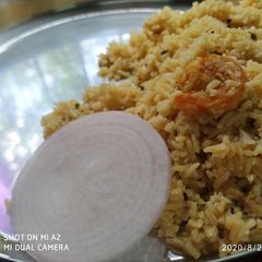 A picture of Prawn Masala Pulav.
